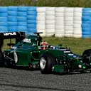Robin Frijns (NDL) Caterham CT05. Formula One Testing, Jerez, Spain, Day Three, Thursday, 30 January 2014 © Sutton Images. No reproduction without permission