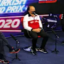 The FIA Press Conference (L to R): Franz Tost (AUT) AlphaTauri Team Principal; Frederic Vasseur (FRA) Alfa Romeo Racing Team Principal; Marcin Budkowski (POL) Renault F1 Team Executive Director.
13.11.2020 Formula 1 World Championship, Rd 14, Turkish Grand Prix, Istanbul, Turkey, Practice Day.
- www.xpbimages.com, EMail: requests@xpbimages.com © Copyright: 
FIA Pool Image for Editorial Use Only