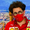 Mattia Binotto, Team Principal Ferrari in the press conference 