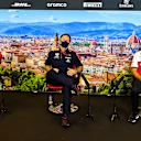 Franz Tost, Team Principal, AlphaTauri, Christian Horner, Team Principal, Red Bull Racing and Frederic Vasseur, Team Principal, Alfa Romeo Racing in the press conference 