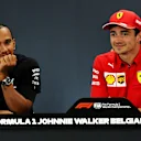 (L to R): Lewis Hamilton (GBR) Mercedes AMG F1 and Charles Leclerc (MON) Ferrari in the post race FIA Press Conference.
01.09.2019. Formula 1 World Championship, Rd 13, Belgian Grand Prix, Spa Francorchamps, Belgium, Race Day.
- www.xpbimages.com, EMail: requests@xpbimages.com - copy of publication required for printed pictures. Every used picture is fee-liable. © Copyright: Charniaux / XPB Images