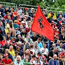 Circuit atmosphere - fans in the grandstand and a Ferrari flag.
06.09.2019. Formula 1 World Championship, Rd 14, Italian Grand Prix, Monza, Italy, Practice Day.
- www.xpbimages.com, EMail: requests@xpbimages.com - copy of publication required for printed pictures. Every used picture is fee-liable. © Copyright: Moy / XPB Images