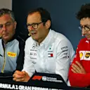 The FIA Press Conference (L to R): Mario Isola (ITA) Pirelli Racing Manager; Aldo Costa (ITA) Mercedes AMG F1 Technical Adviser; Mattia Binotto (ITA) Ferrari Team Principal.
06.09.2019. Formula 1 World Championship, Rd 14, Italian Grand Prix, Monza, Italy, Practice Day.
- www.xpbimages.com, EMail: requests@xpbimages.com - copy of publication required for printed pictures. Every used picture is fee-liable. © Copyright: Moy / XPB Images