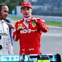 (L to R): Lewis Hamilton (GBR) Mercedes AMG F1 with pole sitter Lewis Hamilton (GBR) Mercedes AMG F1 in qualifying parc ferme.
07.09.2019. Formula 1 World Championship, Rd 14, Italian Grand Prix, Monza, Italy, Qualifying Day.
- www.xpbimages.com, EMail: requests@xpbimages.com - copy of publication required for printed pictures. Every used picture is fee-liable. © Copyright: Batchelor / XPB Images