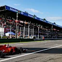 Race winner Charles Leclerc (MON) Ferrari SF90 takes the chequered flag at the end of the race.
08.09.2019. Formula 1 World Championship, Rd 14, Italian Grand Prix, Monza, Italy, Race Day.
- www.xpbimages.com, EMail: requests@xpbimages.com - copy of publication required for printed pictures. Every used picture is fee-liable. © Copyright: Batchelor / XPB Images