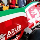 Alfa Romeo Racing C38 with Italian themed livery detail.
05.09.2019. Formula 1 World Championship, Rd 14, Italian Grand Prix, Monza, Italy, Preparation Day.
- www.xpbimages.com, EMail: requests@xpbimages.com - copy of publication required for printed pictures. Every used picture is fee-liable. © Copyright: Batchelor / XPB Images