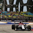 Kimi Raikkonen (FIN) Alfa Romeo Racing C38.
20.09.2019. Formula 1 World Championship, Rd 15, Singapore Grand Prix, Marina Bay Street Circuit, Singapore, Practice Day.
- www.xpbimages.com, EMail: requests@xpbimages.com - copy of publication required for printed pictures. Every used picture is fee-liable. © Copyright: Moy / XPB Images