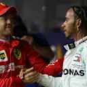 Sebastian Vettel (GER) Ferrari SF90 and Lewis Hamilton (GBR) Mercedes AMG F1 W10.
21.09.2019. Formula 1 World Championship, Rd 15, Singapore Grand Prix, Marina Bay Street Circuit, Singapore, Qualifying Day.
- www.xpbimages.com, EMail: requests@xpbimages.com - copy of publication required for printed pictures. Every used picture is fee-liable. © Copyright: Batchelor / XPB Images