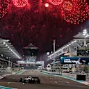 Race winner Lewis Hamilton (GBR) Mercedes AMG F1 W10 at the end of the race.
01.12.2019. Formula 1 World Championship, Rd 21, Abu Dhabi Grand Prix, Yas Marina Circuit, Abu Dhabi, Race Day.
 - www.xpbimages.com, EMail: requests@xpbimages.com © Copyright: Dungan / XPB Images