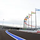 Track view. Formula One World Championship, Rd16, Russian Grand Prix, Preparations, Sochi Autodrom, Sochi, Krasnodar Krai, Russia, Wedensday, 8 October 2014 © Sutton Images. No reproduction without permission