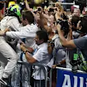 Felipe Massa (BRA) Williams celebrates in parc ferme. Formula One World Championship, Rd19, Abu Dhabi Grand Prix, Race, Yas Marina Circuit, Abu Dhabi, UAE, Sunday, 23 November 2014 