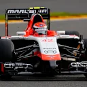 Alexander Rossi's last F1 practice outing came last year in Belgium. © Sutton Motorsport Images