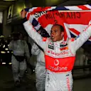 Lewis Hamilton (GBR) McLaren celebrates his World Championship in parc ferme.
Formula One World Championship, Rd 18, Brazilian Grand Prix, Race, Interlagos, Sao Paulo, Brazil, Sunday 2 November 2008.
 © © Sutton Motorsport Images