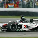 Jos Verstappen raced a Minardi-Cosworth PS03 in 2003 - his final year of Grand Prix racing. © Sutton Motorsport Images
