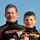 Max Verstappen (NDL), CRG, (right) son of Jos Verstappen (NDL) (left), finished second in the 2010 Winter Cup.
15th Winter Cup, South Garda Karting, Lonato, Italy, 19-21 February 2010.