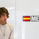 JEREZ (ESP) MAR 24-26 2014 - World Series by Renault 2014 at Circuito permanente de Jerez. Roberto Merhi #22 Zeta Corse. Portrait. © 2014 Sebastiaan Rozendaal / Dutch Photo Agency / LAT Photographic