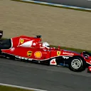 Sebastian Vettel (GER) Ferrari SF15-T at Formula One Testing, Day One, Jerez, Spain, 1 February 2015.