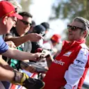 Maurizio Arrivabene (ITA) Ferrari Team Principal signs autographs for the fans at Formula One World Championship, Rd1, Australian Grand Prix, Qualifying, Albert Park, Melbourne, Australia, Saturday 14 March 2015. © Sutton Motorsport Images