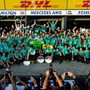 Lewis Hamilton (GBR) Mercedes AMG F1, Nico Rosberg (GER) Mercedes AMG F1 at Formula One World Championship, Rd1, Australian Grand Prix, Race, Albert Park, Melbourne, Australia, Sunday 15 March 2015. © Sutton Motorsport Images