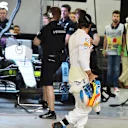 Sebastian Vettel (GER) Ferrari  at Formula One World Championship, Rd4, Bahrain Grand Prix Qualifying, Bahrain International Circuit, Sakhir, Bahrain, Saturday 18  April 2015. © Sutton Motorsport Images