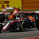 Fernando Alonso (ESP) McLaren MP4-30 at Formula One World Championship, Rd4, Bahrain Grand Prix Race, Bahrain International Circuit, Sakhir, Bahrain, Sunday 19  April 2015. © Sutton Motorsport Images