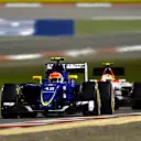 Felipe Nasr (BRA) Sauber C34 at Formula One World Championship, Rd4, Bahrain Grand Prix Race, Bahrain International Circuit, Sakhir, Bahrain, Sunday 19  April 2015. © Sutton Motorsport Images