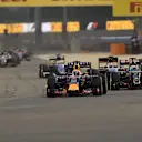 Daniel Ricciardo (AUS) Red Bull Racing RB11 at Formula One World Championship, Rd4, Bahrain Grand Prix Race, Bahrain International Circuit, Sakhir, Bahrain, Sunday 19  April 2015. © Sutton Motorsport Images