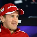 Sebastian Vettel (GER) Ferrari in the Press Conference at Formula One World Championship, Rd3, Chinese Grand Prix, Preparations, Shanghai, China, Thursday 9 April 2015. © Sutton Motorsport Images