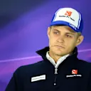 Marcus Ericsson (SWE) Sauber in the Press Conference at Formula One World Championship, Rd3, Chinese Grand Prix, Preparations, Shanghai, China, Thursday 9 April 2015. © Sutton Motorsport Images