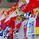 Fans with flags on the main grandstand at Formula One World Championship, Rd3, Chinese Grand Prix, Race, Shanghai, China, Sunday 12 April 2015. © Sutton Motorsport Images