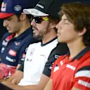 Fernando Alonso (ESP) McLaren in the press conference at Formula One World Championship, Rd5, Spanish Grand Prix Preparations, Barcelona, Spain, Thursday 7 May 2015. © Sutton Motorsport Images