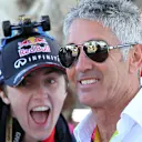 MotoGP Legend Mick Doohan (AUS) and fan at Formula One World Championship, Rd1, Australian Grand Prix, Race, Albert Park, Melbourne, Australia, Sunday 15 March 2015. © Sutton Motorsport Images
