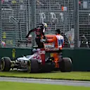 Max Verstappen (NDL) Scuderia Toro Rosso STR10 retires from the race at Formula One World Championship, Rd1, Australian Grand Prix, Race, Albert Park, Melbourne, Australia, Sunday 15 March 2015. © Sutton Motorsport Images