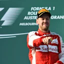 Sebastian Vettel (GER) Ferrari t Formula One World Championship, Rd1, Australian Grand Prix, Race, Albert Park, Melbourne, Australia, Sunday 15 March 2015. © Sutton Motorsport Images