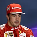 Fernando Alonso (ESP) Ferrari in the Press Conference.
Formula One World Championship, Rd11, Hungarian Grand Prix, Race Day, Hungaroring, Hungary. Sunday 27 July 2014.