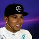 Lewis Hamilton (GBR) Mercedes AMG F1 in the Press Conference.
Formula One World Championship, Rd11, Hungarian Grand Prix, Race Day, Hungaroring, Hungary. Sunday 27 July 2014.