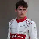 SUZUKA, JAPAN - OCTOBER 07: Race retiree Charles Leclerc, Alfa Romeo Sauber F1 Team during the Japanese GP at Suzuka on October 07, 2018 in Suzuka, Japan. (Photo by Mark Sutton / Sutton Images)