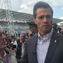 Formula One group CEO Bernie Ecclestone (GBR) with Enrique Pena Nieto (MEX) Mexican Prime Minister at Formula One World Championship, Rd17, Mexican Grand Prix, Preparations, Circuit Hermanos Rodriguez, Mexico City, Mexico, Thursday 29 October 2015. © FOWC Ltd