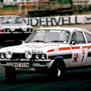 James Hunt sliding his Vauxhall Viva at the 1976 Tour of Britain