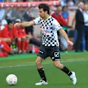 Sergio Perez (MEX) Force India at World Stars Football Match, Stade Luis II, Monaco, Tuesday 19 May 2015. © Sutton Motorsport Images