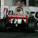 Adrian Sutil (GER) Force India F1 VJM01 crashes out of the race
Formula One World Championship, Rd 15, Singapore Grand Prix, Race, Singapore, Sunday 28 September 2008.

BEST IMAGE © © Sutton Motorsport Images