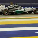 Lewis Hamilton (GBR) Mercedes AMG F1 W05.
Formula One World Championship, Rd14, Singapore Grand Prix, Marina Bay Street Circuit, Singapore, Practice, Friday 19 September 2014.