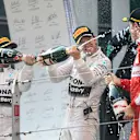 Nico Rosberg (GER) Mercedes AMG F1 2nd Position, Lewis Hamilton (GBR) Mercedes AMG F1 1st Position and Sebastian Vettel (GER) Ferrari 3rd Position at Formula One World Championship, Rd3, Chinese Grand Prix, Race, Shanghai, China, Sunday 12 April 2015. © Sutton Motorsport Images
