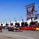 Sebastian Vettel and Kimi Raikkonen at Ferrari’s Finali Mondiali event, Daytona International Speedway, Florida, USA, December 2016 © Ferrari