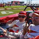 Sebastian Vettel and Kimi Raikkonen at Ferrari’s Finali Mondiali event, Daytona International Speedway, Florida, USA, December 2016 © Ferrari