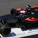 www.sutton-images.com

Jenson Button (GBR) McLaren MP4-31 at Formula One World Championship, Rd4, Russian Grand Prix, Practice, Sochi Autodrom, Sochi, Krasnodar Krai, Russia, Friday 29 April 2016. © Sutton Images + 44 1327 352188,Sutton Images + 44 1327 352188