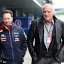 (L to R): Christian Horner (GBR) Red Bull Racing Team Principal and Dietrich Mateschitz (AUT) CEO and Founder of Red Bull at Formula One Testing, Day Three, Jerez, Spain, 3 February 2015