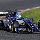 Marcus Ericsson, Sauber C36, filming day, Circuit de Barcelona-Catalunya, Spain, February 22, 2017 © Sauber