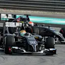 Esteban Gutierrez (MEX) Sauber C33 leads Adrian Sutil (GER) Sauber C33.
Formula One World Championship, Rd2, Malaysian Grand Prix, Race, Sepang, Malaysia, Sunday 30 March 2014.
