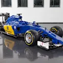 The new Sauber C34 at the Sauber C34 Launch, Sauber Factory, Hinwil, Switzerland, 30 January 2015. ©Sauber


